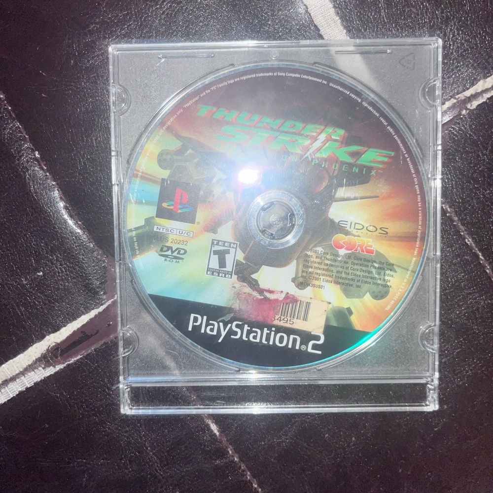 Thunderstrike: operation phoenix ps2 disc only tested